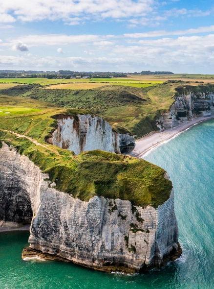 Le littoral et les plages de Normandie